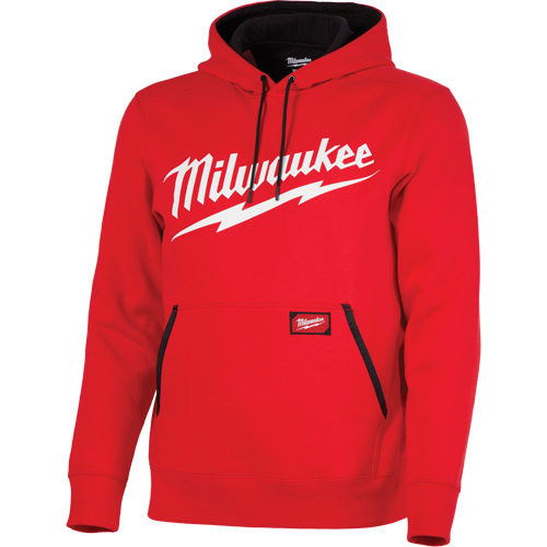 Midweight Pullover Hoodie with Milwaukee&reg; Logo, Men's, Small, Red PB Rental Co. Ltd.