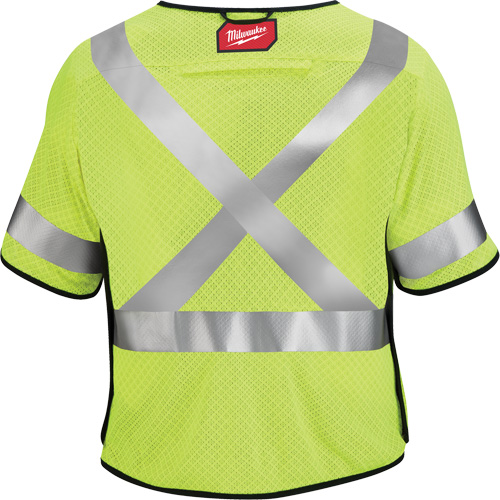 Gilet de s&eacute;curit&eacute; &agrave; maille d&eacute;tachable, Noir/Jaune lime haute visibilit&eacute;, Moyen/Petit PB Rental Co. Ltd.