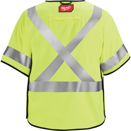 Gilet de s&eacute;curit&eacute; &agrave; maille d&eacute;tachable, Noir/Jaune lime haute visibilit&eacute;, Moyen/Petit PB Rental Co. Ltd.