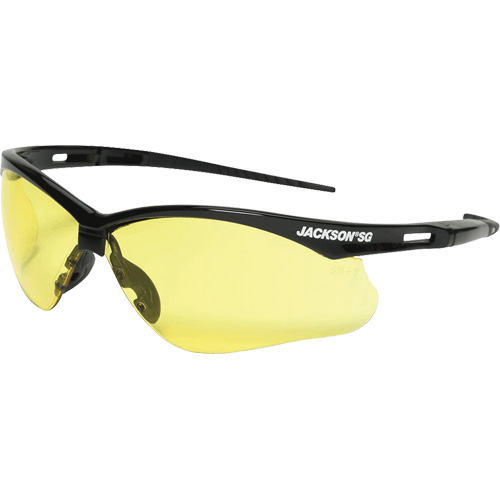 Lunettes de s&eacute;curit&eacute;, Lentille Ambr&eacute;e, Anti-&eacute;gratignures, ANSI Z87+/R&eacute;pond ou surpasse la norme CSA Z94.3 PB Rental Co. Ltd.