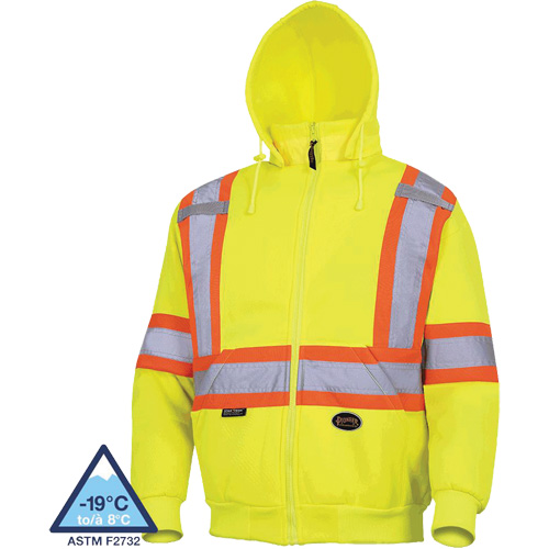 6925 Chandail &agrave; capuche, T-petit, Jaune haute visibilit&eacute; PB Rental Co. Ltd.