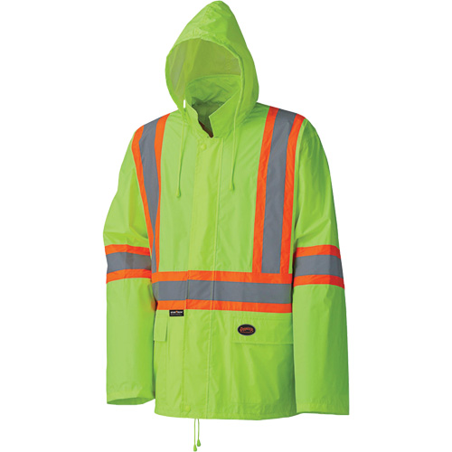 5599 Combinaison de pluie imperm&eacute;able et l&eacute;g&egrave;re, Polyester/PVC, T-petit, Jaune lime haute visibilit&eacute; PB Rental Co. Ltd.