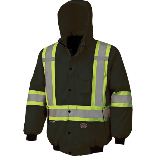 5026 Veste aviateur imperm&eacute;able 7 en 1, Polyester, Noir, T-petit PB Rental Co. Ltd.