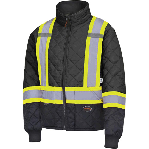 5017 Manteau matelass&eacute; pour cong&eacute;lateur, Polyester, Noir, T-petit PB Rental Co. Ltd.