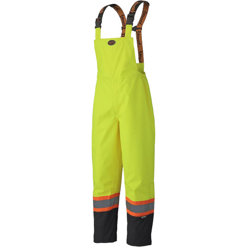 5405 Salopettes imperm&eacute;ables 300D Trilobal antid&eacute;chirure, Polyester, T-petit, Jaune lime haute visibilit&eacute; PB Rental Co. Ltd.
