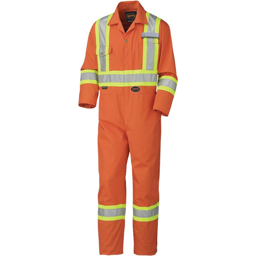 5513T Industrial Wash Coveralls, 40 (Tall), High Visibility Orange PB Rental Co. Ltd.