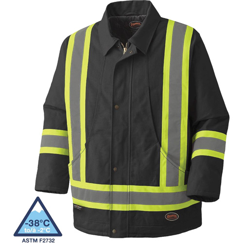 5535BKA Quilted Duck Parka, Black, X-Small PB Rental Co. Ltd.