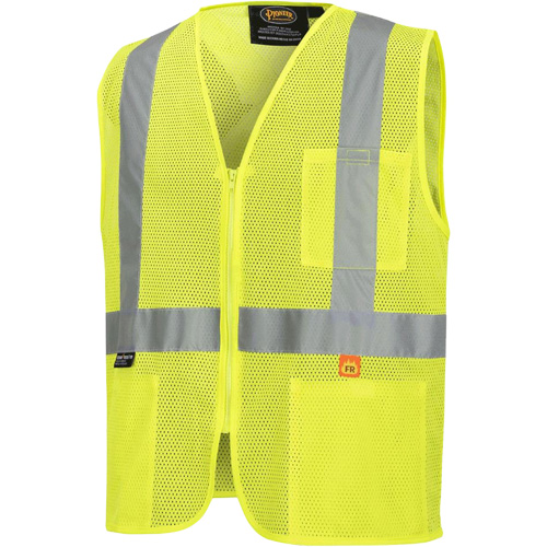 6944 Veste de s&eacute;curit&eacute; ignifuge, Jaune lime haute visibilit&eacute;, Petit, Polyester PB Rental Co. Ltd.