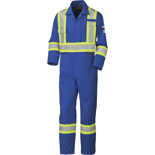 5558AT High-Visibility Flame-Resistant Coveralls, Size 40, Royal Blue, 9.5 cal/cm² PB Rental Co. Ltd.