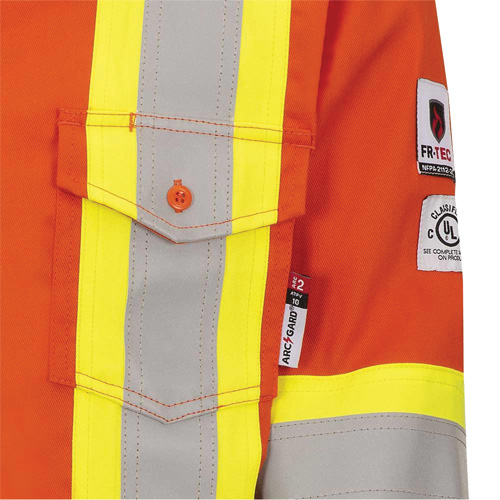 7743 Chemise de s&eacute;curit&eacute; ignifug&eacute;e FR-Tech, Petit, Orange haute visibilit&eacute; PB Rental Co. Ltd.