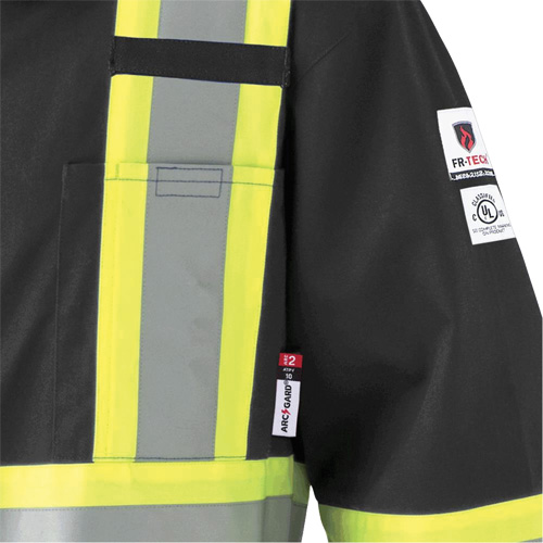 7702BKT Combinaison FR-Tech contre les arcs, Taille 44 (grande taille), Noir, 10 cal/cm² PB Rental Co. Ltd.