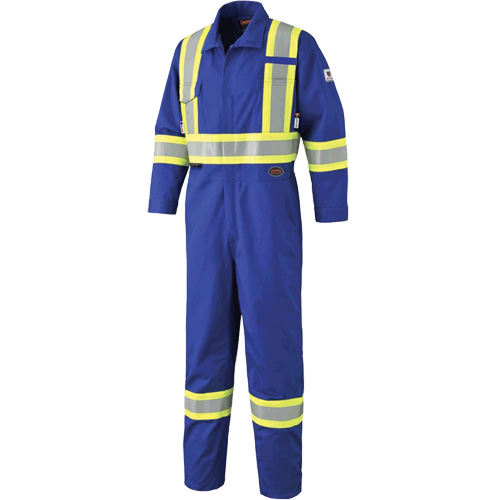 7706 FR-Tech&reg; Flame-Resistant Coverall with Leg Zippers, Size 36, Royal Blue, 9.7 cal/cm² PB Rental Co. Ltd.