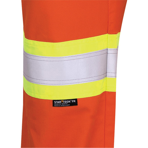 7763 Pantalon de s&eacute;curit&eacute; haute visibilit&eacute; r&eacute;sistant aux arcs &eacute;lectriques FR-Tech 88/12, 34, x 34, Orange haute visibilit&eacute;, 9,7 cal/cm² PB Rental Co. Ltd.