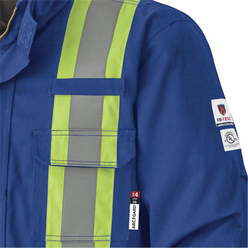 5523 Manteau de s&eacute;curit&eacute; ignifuge, Petit, Bleu royal, 58 cal/cm² PB Rental Co. Ltd.