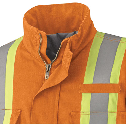 5533 Manteau de s&eacute;curit&eacute; ignifuge, Petit, Orange haute visibilit&eacute;, 58 cal/cm² PB Rental Co. Ltd.