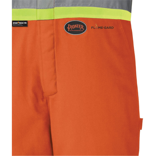 5534A Flame-Resistant Quilted Safety Overalls, Small, Orange PB Rental Co. Ltd.
