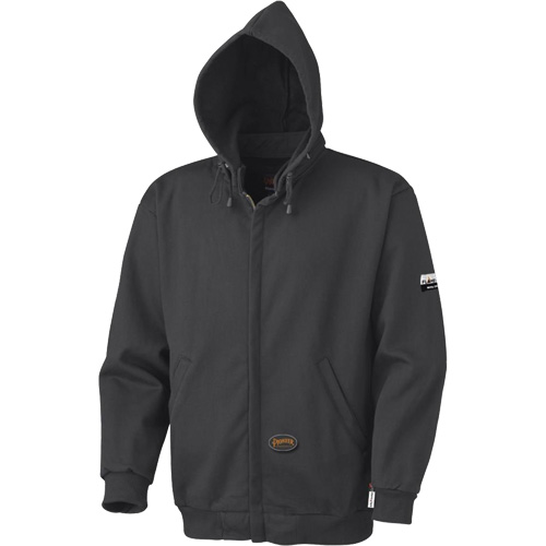 337 Flame-Resistant Zip Style Hoodie, Men's, X-Small, Black, 22 cal/cm² PB Rental Co. Ltd.