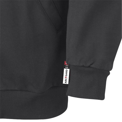 337 Flame-Resistant Zip Style Hoodie, Men's, X-Small, Black, 22 cal/cm² PB Rental Co. Ltd.