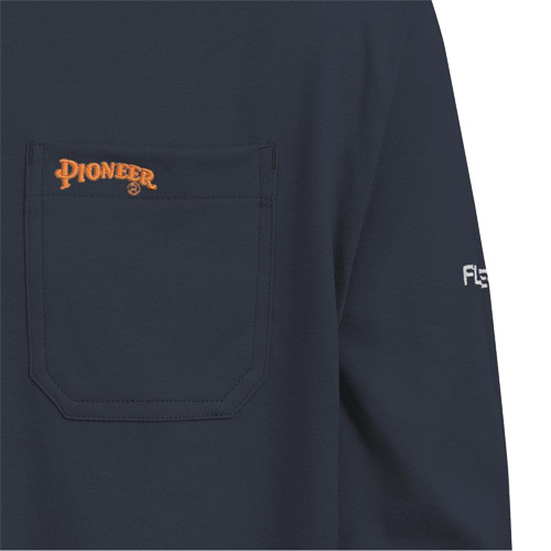 333 Flame-Resistant Long-Sleeved Shirt, Small, Navy Blue PB Rental Co. Ltd.