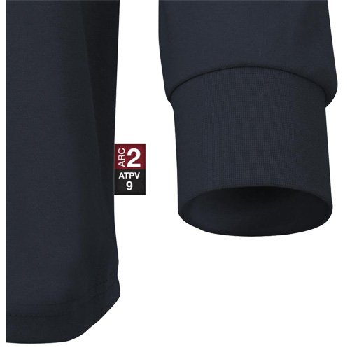 333 Flame-Resistant Long-Sleeved Shirt, Small, Navy Blue PB Rental Co. Ltd.