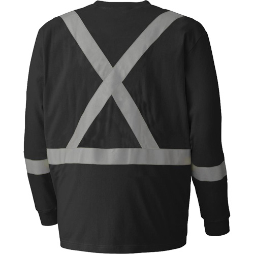 340SFA Flame-Resistant Long-Sleeved Safety Shirt, Small, Black PB Rental Co. Ltd.