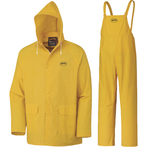 577 3-Piece Rain Suit, Polyester/PVC, 6X-Large, Yellow PB Rental Co. Ltd.