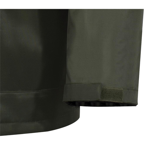 D8120J Manteau &agrave; capuchon ind&eacute;chirable Nailhead pour planteur d'arbres, Polyester/PVC, T-petit, Vert PB Rental Co. Ltd.