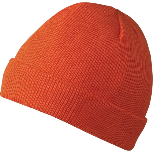 5564A Tuque doubl&eacute;e, Doublure en Acrylique, Taille unique, Orange haute visibilit&eacute; PB Rental Co. Ltd.