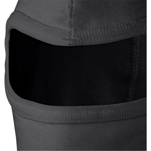 C214BK Cagoule &agrave; un trou en tricot moyen, Noir, Nomex PB Rental Co. Ltd.