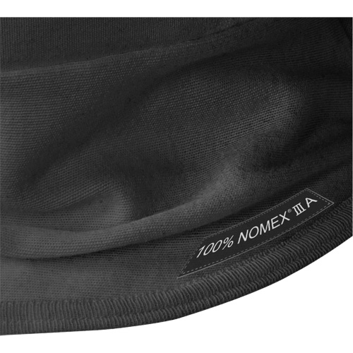 C214BK Cagoule &agrave; un trou en tricot moyen, Noir, Nomex PB Rental Co. Ltd.