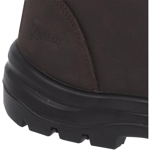 1028 Brown 8" Work Boots, Leather, Steel Toe, Size 10 PB Rental Co. Ltd.
