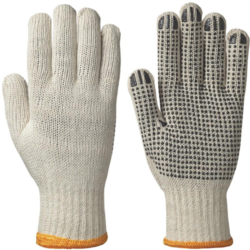501 Knitted Dotted-Palm Gloves, Poly/Cotton, Small PB Rental Co. Ltd.