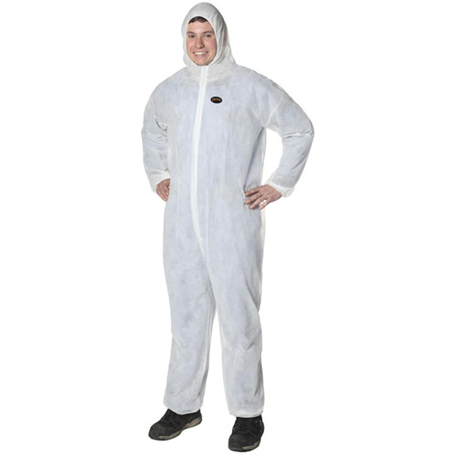 2035 Disposable Coveralls, Small, White, Polypropylene PB Rental Co. Ltd.