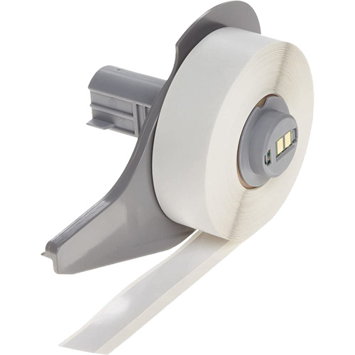 Ruban adh&eacute;sif permanent toutes saisons pour &eacute;tiquettes, Vinyle, Blanc, Largeur de 0,5" PB Rental Co. Ltd.