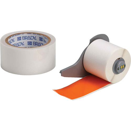 Ruban adh&eacute;sif polyvalent ToughStripe ultra-robuste avec pellicule de protection, Polyester, Orange, Largeur de 2" PB Rental Co. Ltd.