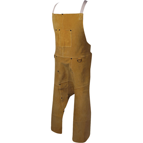 Caiman&reg; Boarhide Apron, Split-Leg Bib, 42" L, Brown PB Rental Co. Ltd.