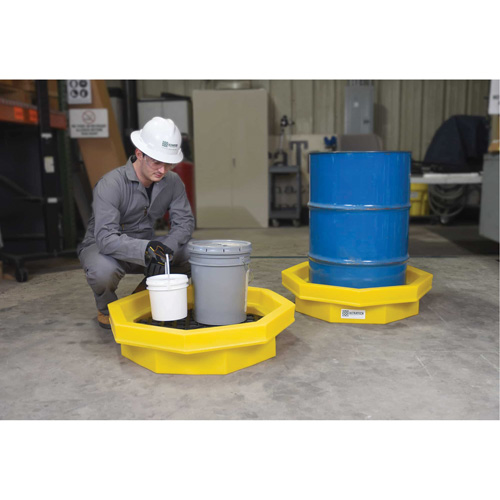 Ultra-Drum Tray sans grille, 32" lo x 32" la x 8,1" h, Cap. de d&eacute;versement 22,8 gal. US PB Rental Co. Ltd.