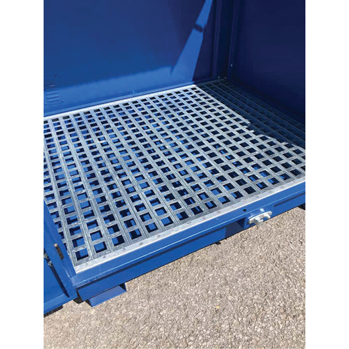 Palette de d&eacute;versement en acier avec couvercle rigide S-4 Ultra, 61" lo x 54,4" la x 52" h, Capacit&eacute; de charge 4700 lb PB Rental Co. Ltd.