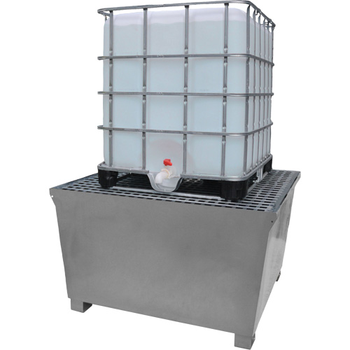 Steel Ultra-IBC Spill Pallet&reg;, 370 US gal. Spill Capacity, 57.6" x 34.7" x 56.9" PB Rental Co. Ltd.