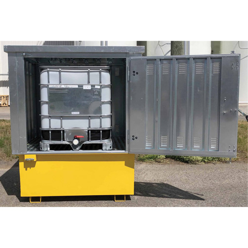 Couvercle rigide en acier Ultra-IBC, 71,1" lo x 83,1" la x 66,3" h, Capacit&eacute; de charge 5640 lb PB Rental Co. Ltd.