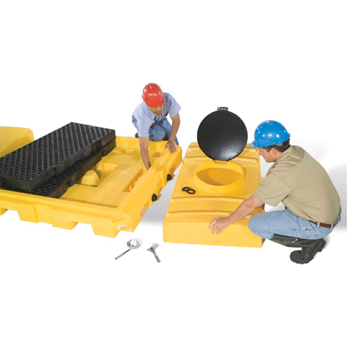 R&eacute;servoir dexpansion pour Ultra-Modular IBC Spill Pallets PB Rental Co. Ltd.
