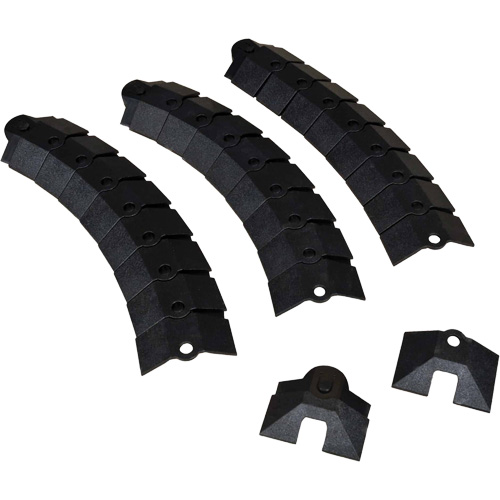 Grand Ultra-Sidewinder Cable Protection System avec capuchons, 34" x 13,6" x 2,1", 260 lb (0,13 tonnes) PB Rental Co. Ltd.