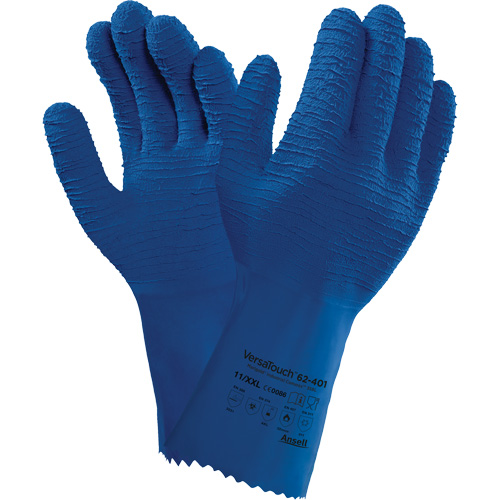 Alphatec&reg; 62-401 Gloves, Size 7, 12.6" L, Rubber Latex, Cotton Inner Lining PB Rental Co. Ltd.