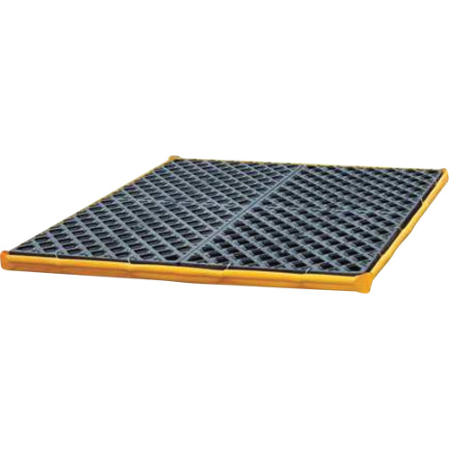4-Drum Flexible Ultra-Spill Deck&reg;, 22 US gal. Spill Capacity, 48" x 48" x 2.5" PB Rental Co. Ltd.