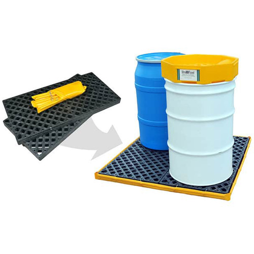Ultra-Spill Deck flexible, &agrave; vessie, 4 barils, Capacit&eacute; de d&eacute;versement 110 gal. US, 51" x 48" x 5" PB Rental Co. Ltd.