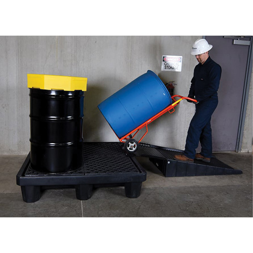 4-Drum Economy Ultra-Spill Pallet&reg;, 66 US gal. Spill Capacity, 53" x 53" x 11.8" PB Rental Co. Ltd.