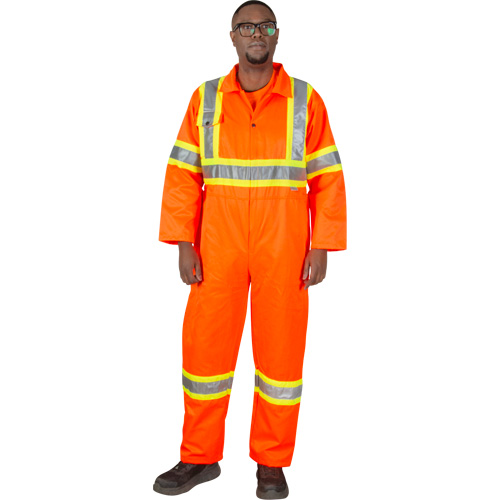Unlined Safety Coveralls, Medium, High Visibility Orange PB Rental Co. Ltd.