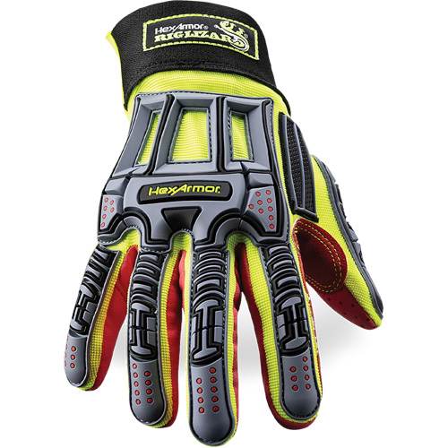 Gants r&eacute;sistants aux coupures Rig Lizard 2028X, 6/T-petit, Paume en Synth&eacute;tique/PEHP, Poignet &eacute;lastique/Boucle et crochet PB Rental Co. Ltd.