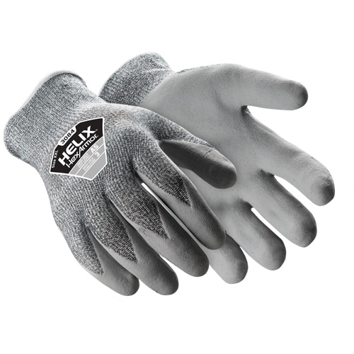 Gants r&eacute;sistants aux coupures Helix 3084, Taille Petit/7, Calibre 13, Rev&ecirc;tement Silicone, Enveloppe en PEHP, ASTM ANSI niveau A5 PB Rental Co. Ltd.