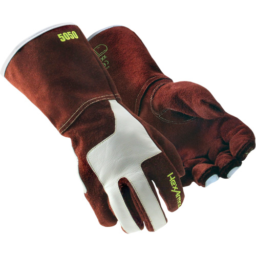Gants de soudage HeatArmor 5050, Cuir de vache refendu, Taille Petit/7 PB Rental Co. Ltd.